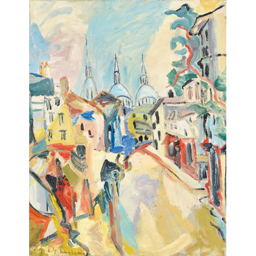 WILLY R�THLISBERGER : 'Montmartre' (DOBIASCHOFSKY AUKTIONEN AG)