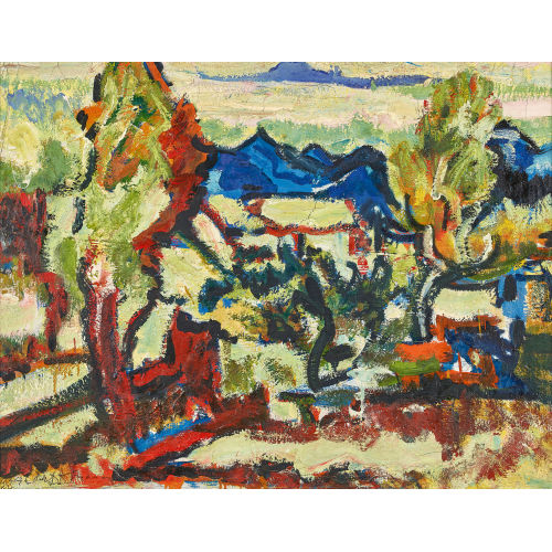 WILLY R�THLISBERGER : Berglandschaft (DOBIASCHOFSKY AUKTIONEN AG)