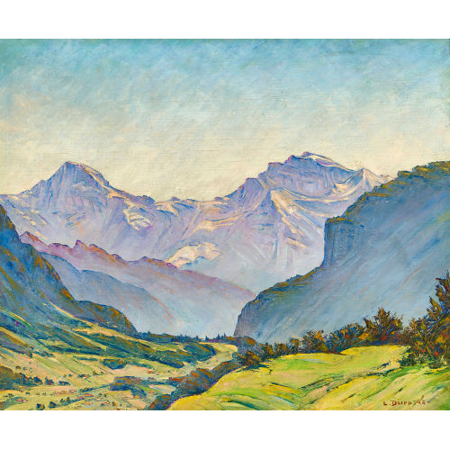 LOUIS D�RR : 'Lauterbrunnental' (DOBIASCHOFSKY AUKTIONEN AG)