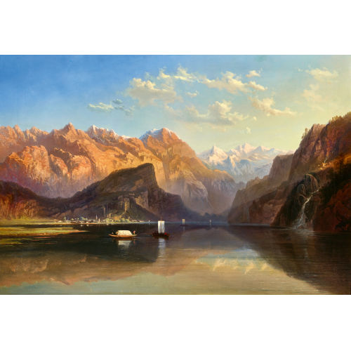 PIETER FRANCIS II PETERS : 'Der Brienzer See' (DOBIASCHOFSKY AUKTIONEN AG)