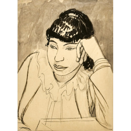 MAURICE BARRAUD : Jeune fille (DOBIASCHOFSKY AUKTIONEN AG)
