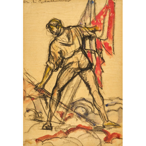 CHARLES L'EPLATTENIER : Krieger (DOBIASCHOFSKY AUKTIONEN AG)