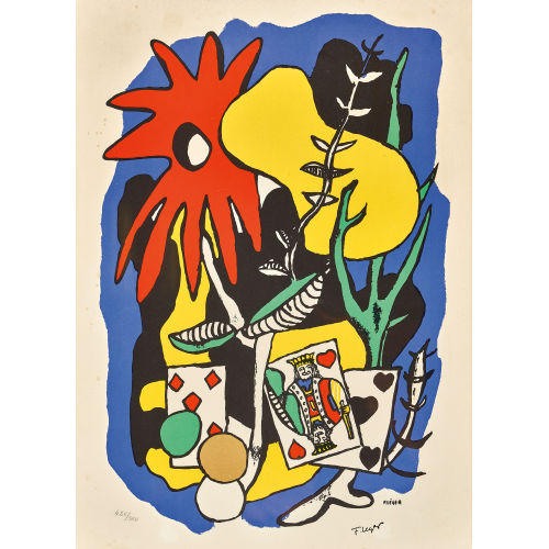 FERNAND L�GER : 'The King of Hearts' (DOBIASCHOFSKY AUKTIONEN AG)