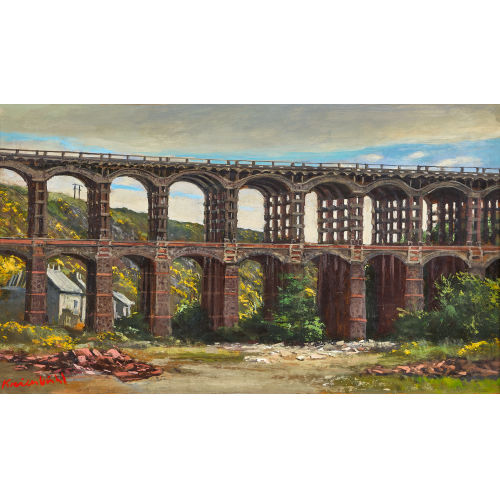 J�RG KREIENB�HL : Le viaduc de Souzain (DOBIASCHOFSKY AUKTIONEN AG)