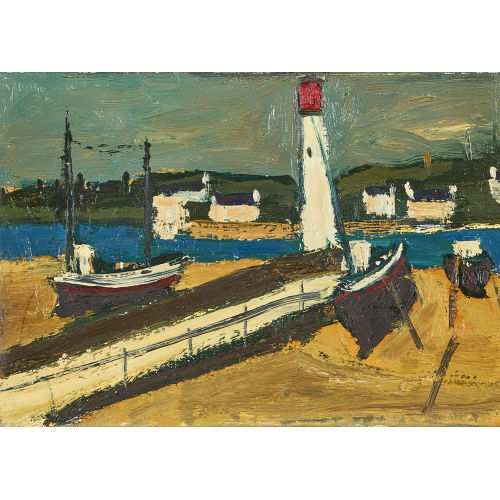 GEORGES BORGEAUD : 'Port Breton' (DOBIASCHOFSKY AUKTIONEN AG)