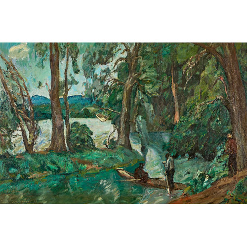 PAUL BURCKHARDT : Altes Rheinufer (DOBIASCHOFSKY AUKTIONEN AG)