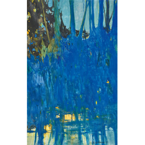 FERNAND GIAUQUE : Paysage bleu (DOBIASCHOFSKY AUKTIONEN AG)
