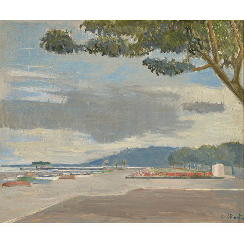 EUG�NE LOUIS MARTIN : 'Quai Gustave Ador' (DOBIASCHOFSKY AUKTIONEN AG)