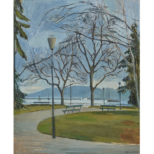 EUG�NE LOUIS MARTIN : Genfer Promenade (DOBIASCHOFSKY AUKTIONEN AG)