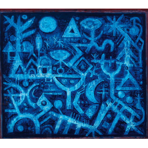 HANS-RUDOLF STRUPLER : 'Blaue Symphonie' (DOBIASCHOFSKY AUKTIONEN AG)