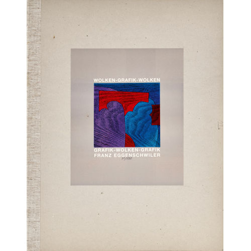 FRANZ EGGENSCHWILER : 'Wolken - Grafik - Wolken' (DOBIASCHOFSKY AUKTIONEN AG)