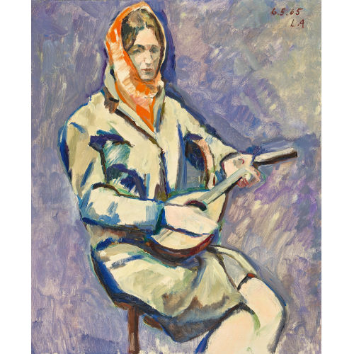 LEO ANDENMATTEN : Die Mandolinenspielerin (DOBIASCHOFSKY AUKTIONEN AG)