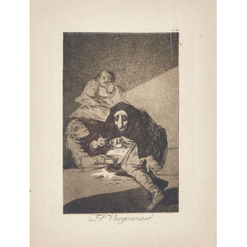 FRANCISCO JOS� DE GOYA Y LUCIENTES : 'El Vergonzoso' (DOBIASCHOFSKY AUKTIONEN AG)