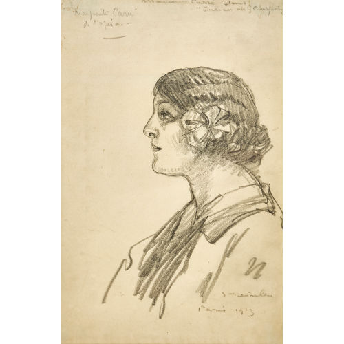TH�OPHILE-ALEXANDRE STEINLEN : 'Marguerite Carr� de l'Op�ra' (DOBIASCHOFSKY AUKTIONEN AG)