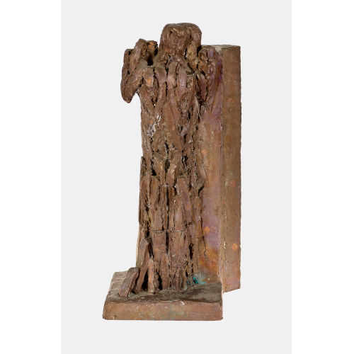 PAUL LOUIS MEIER : Zu einer Mauer gedrehte Figur (DOBIASCHOFSKY AUKTIONEN AG)