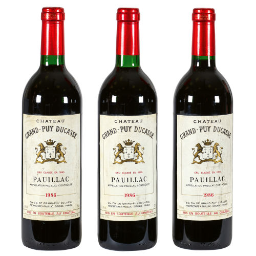 CHATEAU GRAND-PUY DUCASSE : Pauillac, Cinqui�me Grand Cru Class�, 1986 (DOBIASCHOFSKY AUKTIONEN AG)