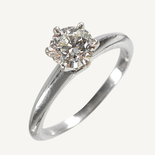 SOLITAIRE-RING : Tiffany & Co., New York (DOBIASCHOFSKY AUKTIONEN AG)