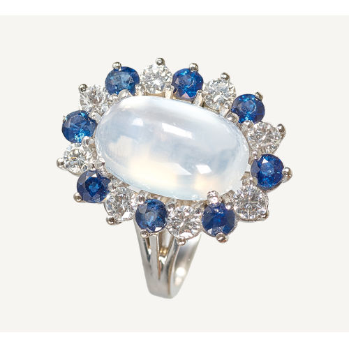 EDELSTEIN-BRILLANT-RING : (DOBIASCHOFSKY AUKTIONEN AG)