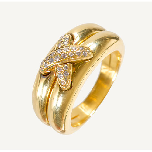 BRILLANT-RING : Chaumet, Paris (DOBIASCHOFSKY AUKTIONEN AG)