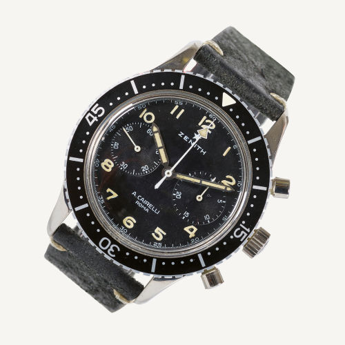 ZENITH : Herrenarmbanduhr 'A. Cairelli', Rom (DOBIASCHOFSKY AUKTIONEN AG)