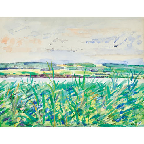 ERNEST (EIGTL. HUBER HUBERT : 'Murtensee nach dem Regen' (DOBIASCHOFSKY AUKTIONEN AG)