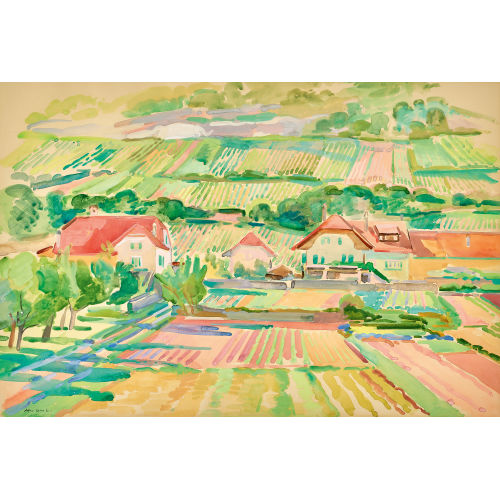 ERNEST (EIGTL. HUBER HUBERT : 'Felder und Weinberge' (DOBIASCHOFSKY AUKTIONEN AG)