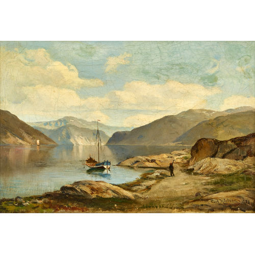 CARL NIELSEN : Fjordlandschaft (DOBIASCHOFSKY AUKTIONEN AG)