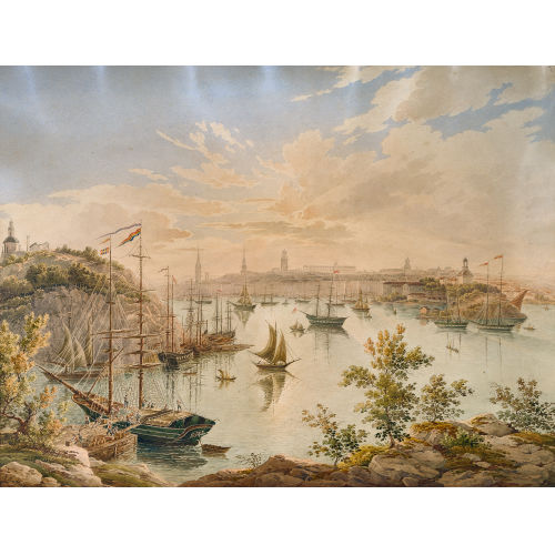 JOHANN JAKOB MEYER : Blick vom Braunhausberg auf Potsdam (DOBIASCHOFSKY AUKTIONEN AG)