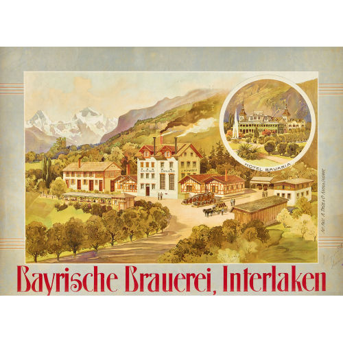 ANONYM : 'Bayrische Brauerei, Interlaken' (DOBIASCHOFSKY AUKTIONEN AG)