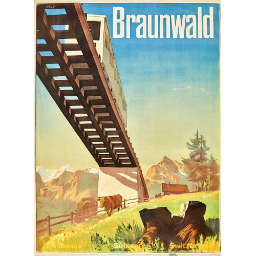 EDMUND WELF : 'Braunwald' (DOBIASCHOFSKY AUKTIONEN AG)