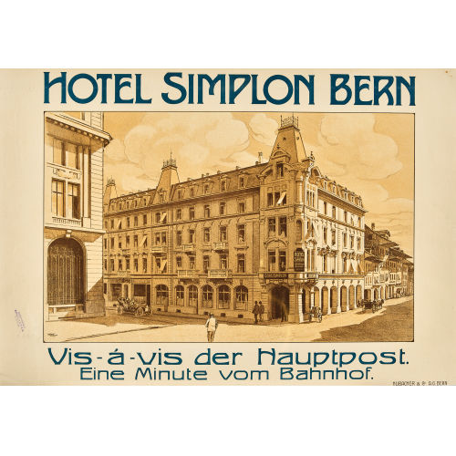 ANONYM : 'Hotel Simplon Bern' (DOBIASCHOFSKY AUKTIONEN AG)