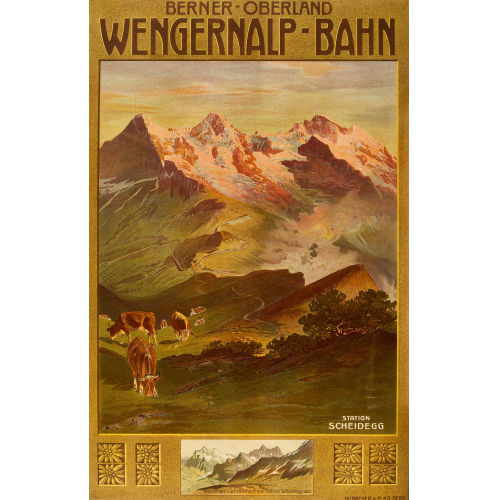 ANTON RECKZIEGEL : 'Wengernalp-Bahn' (DOBIASCHOFSKY AUKTIONEN AG)