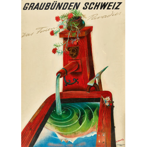 ALOIS CARIGIET : 'Graub�nden Schweiz' (DOBIASCHOFSKY AUKTIONEN AG)