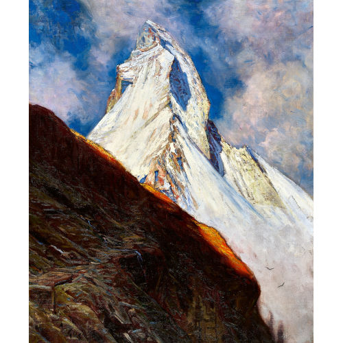 ALBERT HENRY JOHN GOS : Das Matterhorn von der Riffelalp aus (DOBIASCHOFSKY AUKTIONEN AG)