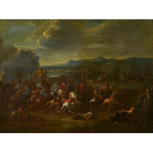 17./18. JH. HOLLAND : Schlachtenszene (DOBIASCHOFSKY AUKTIONEN AG)