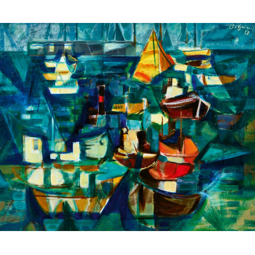GIUSEPPE BOLZANI : 'Porto di San Benedetto del Tronto' (DOBIASCHOFSKY AUKTIONEN AG)