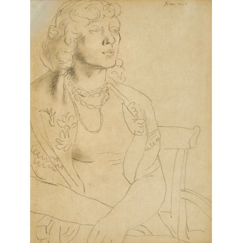 WILHELM GIMMI : Sitzende Frau (DOBIASCHOFSKY AUKTIONEN AG)