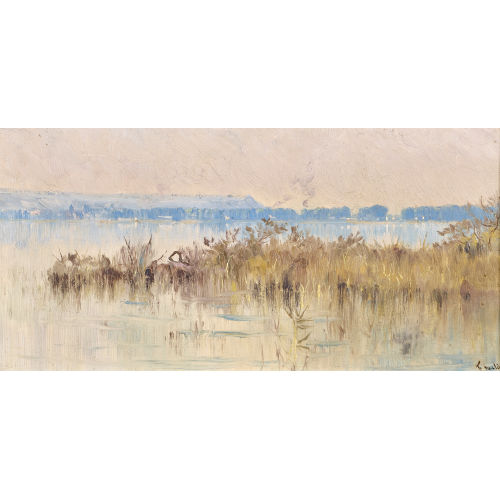 FERNAND GAULIS : Uferlandschaft (DOBIASCHOFSKY AUKTIONEN AG)