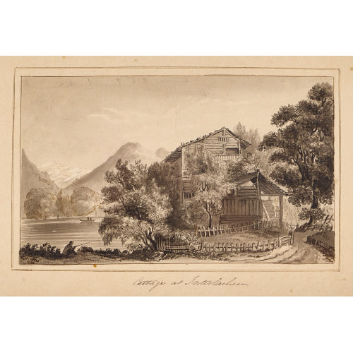 JAMES PATTISON COCKBURN : 'Cottage at Interlaken' (DOBIASCHOFSKY AUKTIONEN AG)