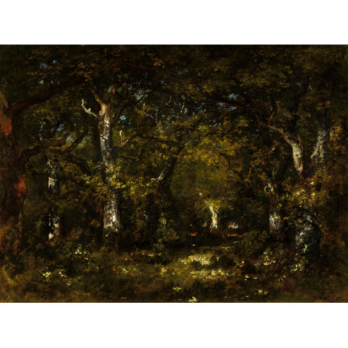 NARCISSE VIRGILE DIAZ DE LA PE�A : 'For�t de Fontainebleau' (DOBIASCHOFSKY AUKTIONEN AG)