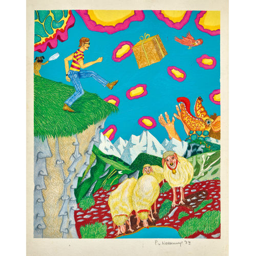 PETER VON WATTENWYL : Der Sprung (DOBIASCHOFSKY AUKTIONEN AG)