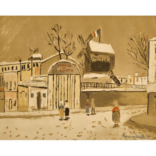 MAURICE UTRILLO : 'Moulin de la Galette' (DOBIASCHOFSKY AUKTIONEN AG)