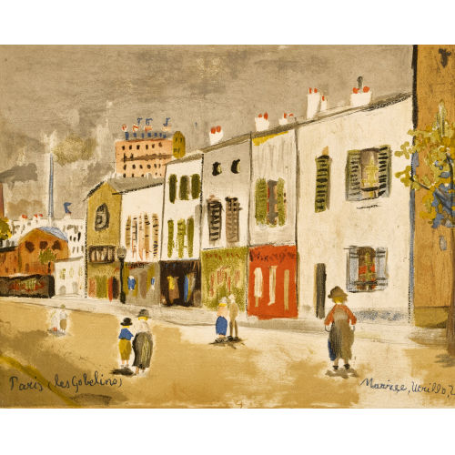 MAURICE UTRILLO : 'Paris (les Gobelins)' (DOBIASCHOFSKY AUKTIONEN AG)