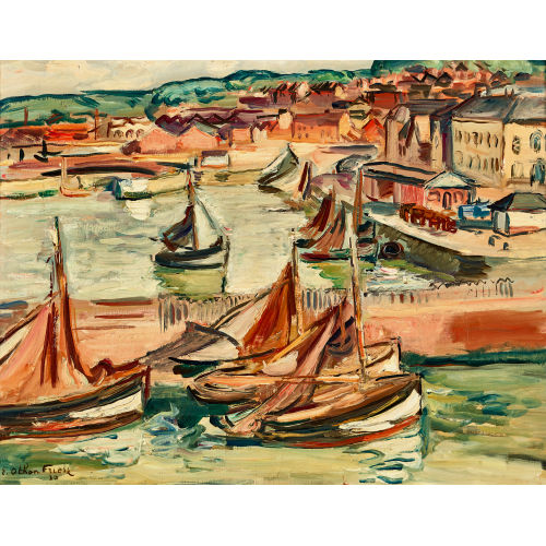 ACHILLE-�MILE OTHON FRIESZ : 'Honfleur' (DOBIASCHOFSKY AUKTIONEN AG)