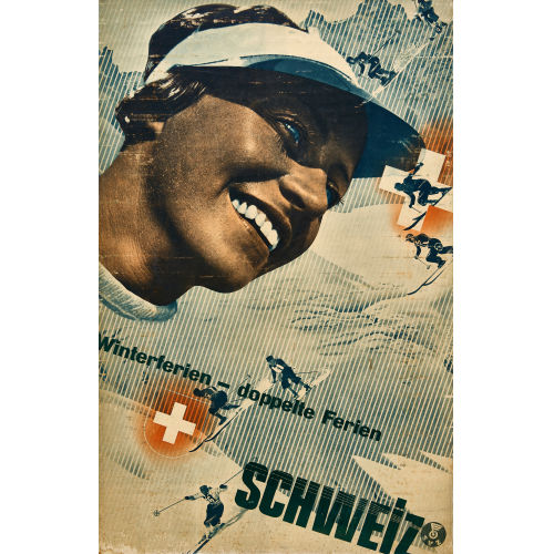 HERBERT MATTER : 'Winterferien - doppelte Ferien Schweiz' (DOBIASCHOFSKY AUKTIONEN AG)
