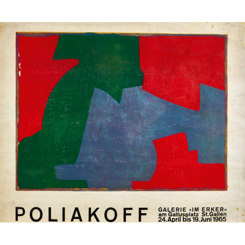 SERGE POLIAKOFF : 'Poliakoff Galerie 'im Erker' St. Gallen 1965' (DOBIASCHOFSKY AUKTIONEN AG)