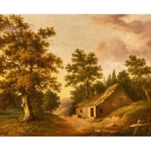THOMAS (GEN. BARKER OF BATH) BARKER : Idyllische Landschaft mit Bauernhaus (DOBIASCHOFSKY AUKTIONEN AG)