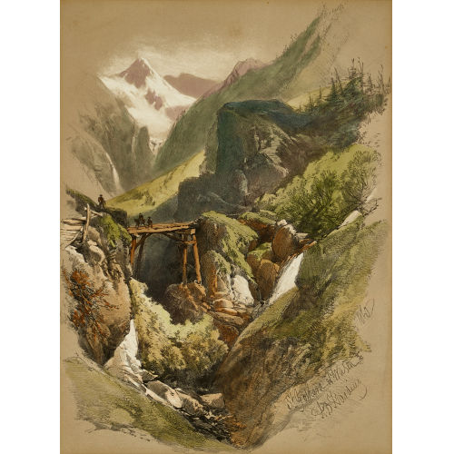 JAMES DUFFIELD HARDING : 'St. Gothard W. Wasen' (DOBIASCHOFSKY AUKTIONEN AG)