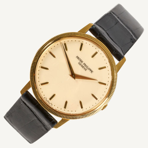 PATEK PHILIPPE : Herrenarmbanduhr 'Calatrava' (DOBIASCHOFSKY AUKTIONEN AG)
