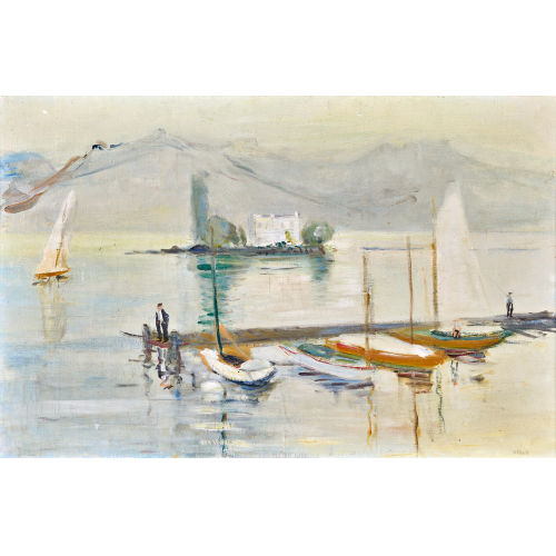 WILLY) VARLIN (EIGTL. GUGGENHEIM : 'Insel Salagnon bei Clarens' (DOBIASCHOFSKY AUKTIONEN AG)